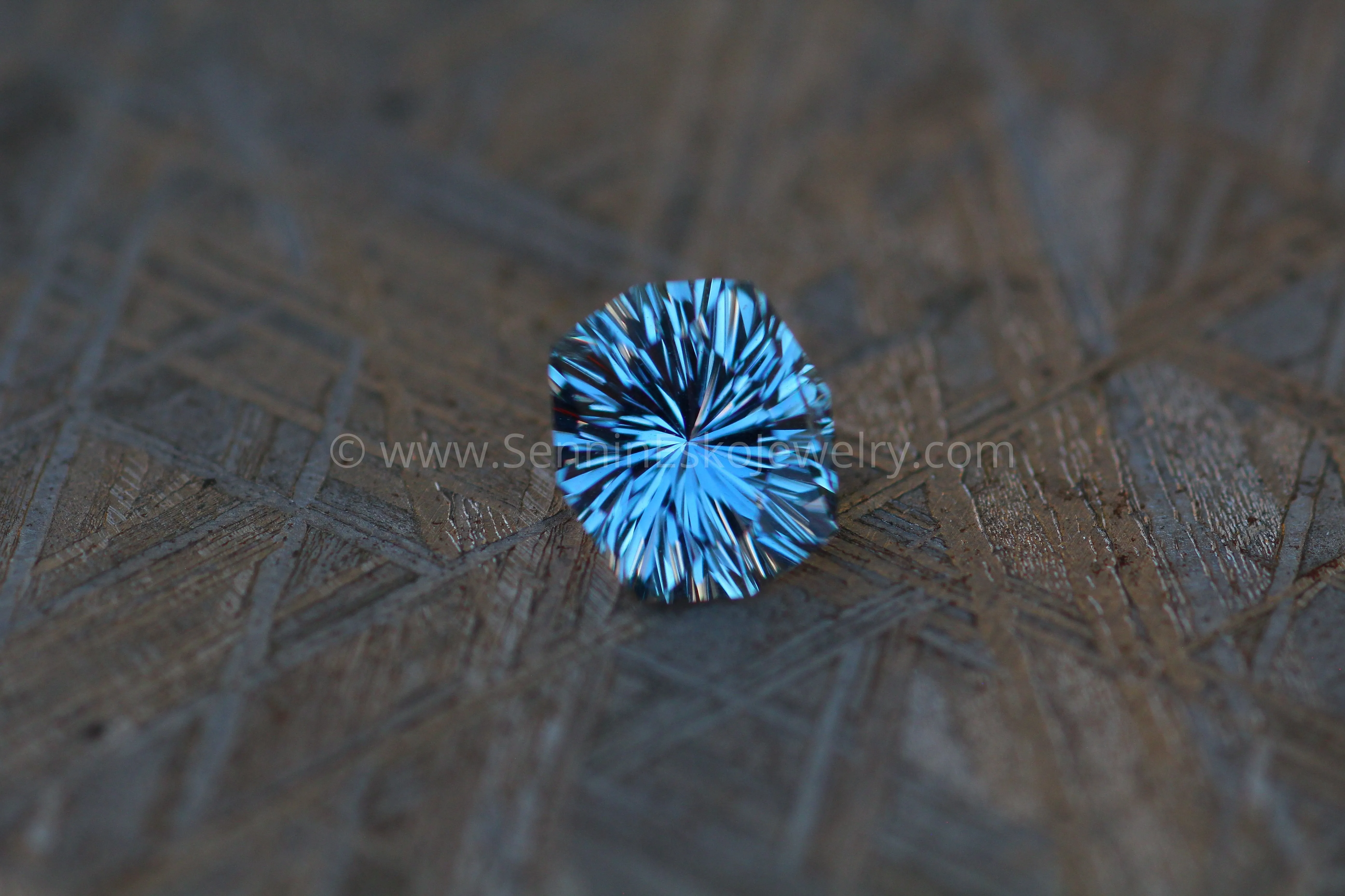 1.1 Carat Bluish Gray & Violet Umba Sapphire Octagonal Cushion -  Fantasy Cut - 6.5x5.6mm