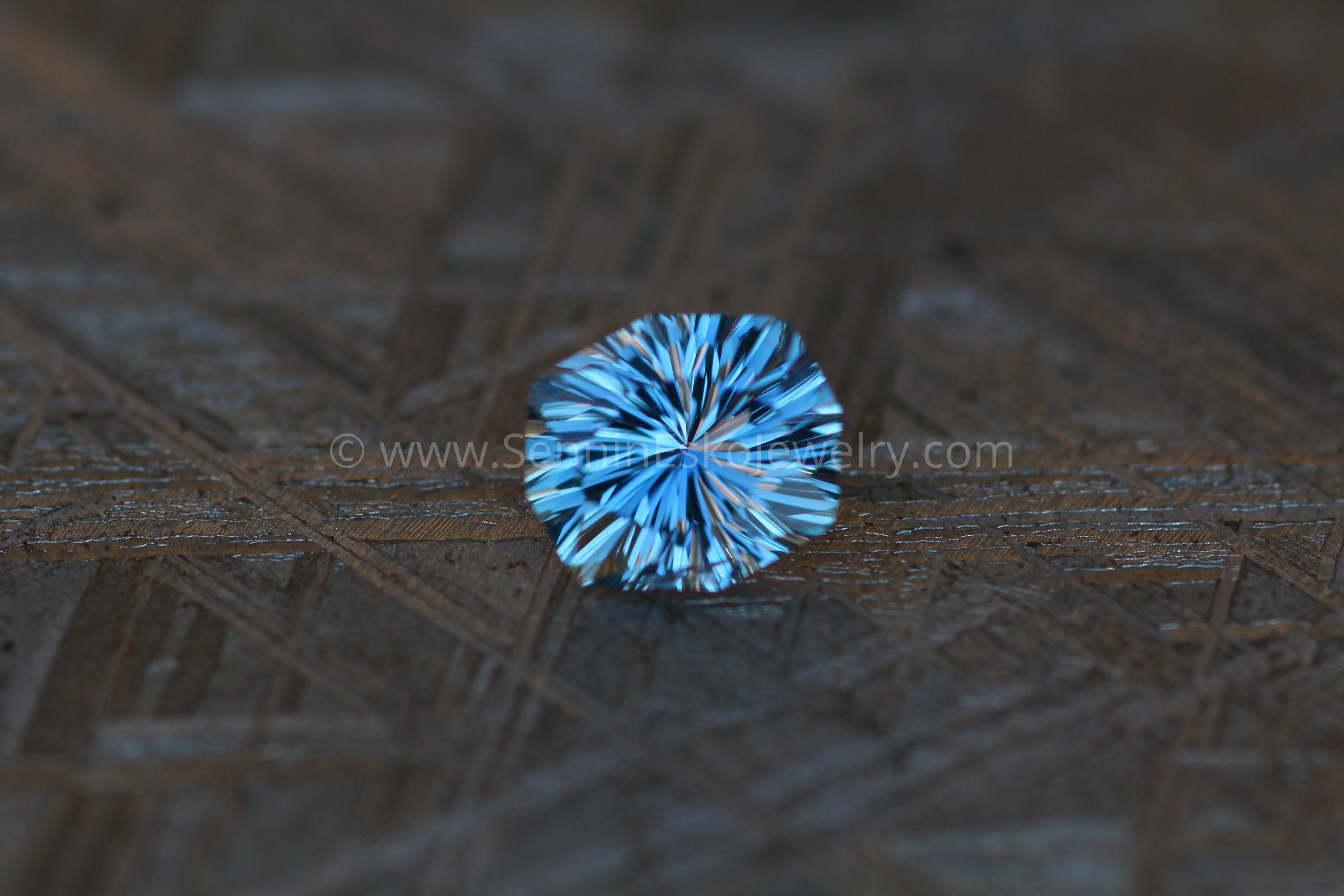 1.1 Carat Bluish Gray & Violet Umba Sapphire Octagonal Cushion -  Fantasy Cut - 6.5x5.6mm