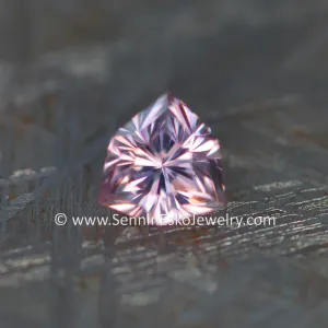 1.52Ct Light Pink Malawi Zircon Triangle, 6.4x6.4mm