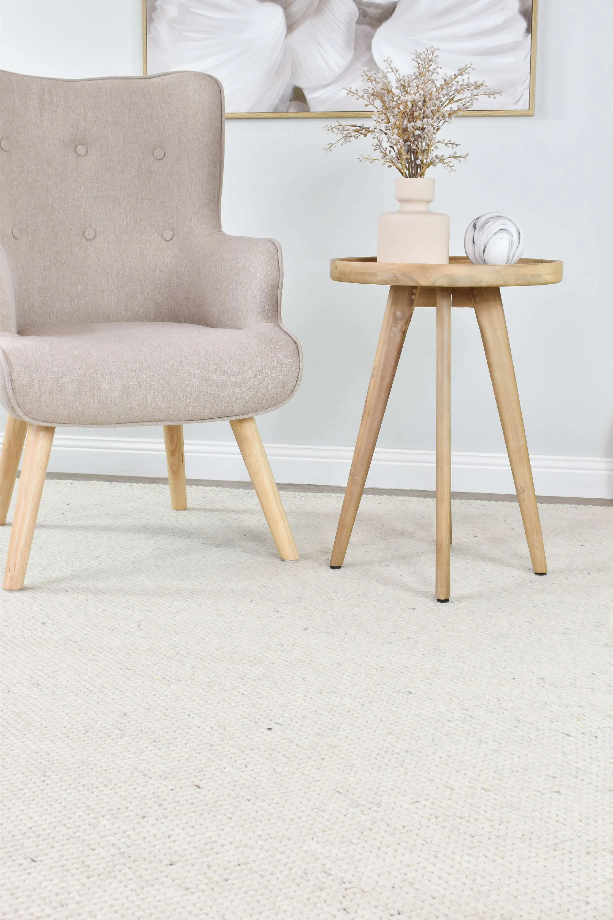 Arcadia Cream Wool Rug