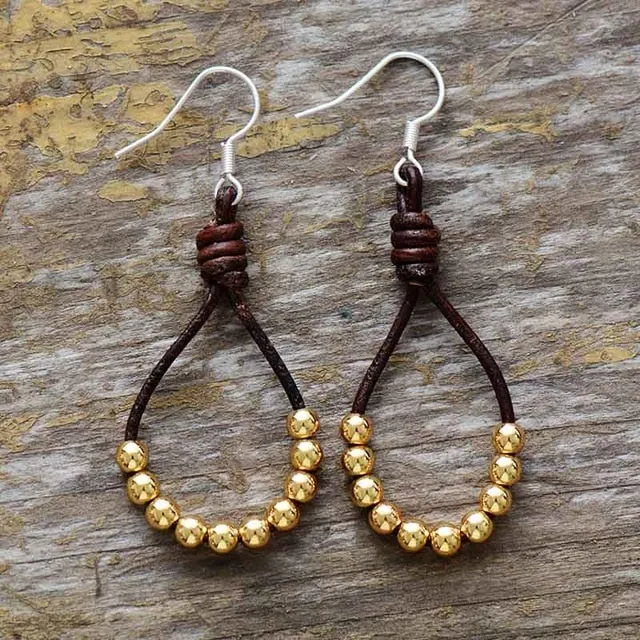Boho Earrings, Dangle Earrings, Silver Bohemian Peal