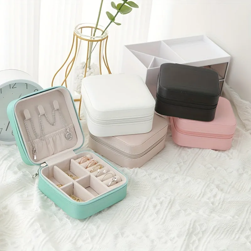 Colorful PU Leather Jewelry Box for 1 PC