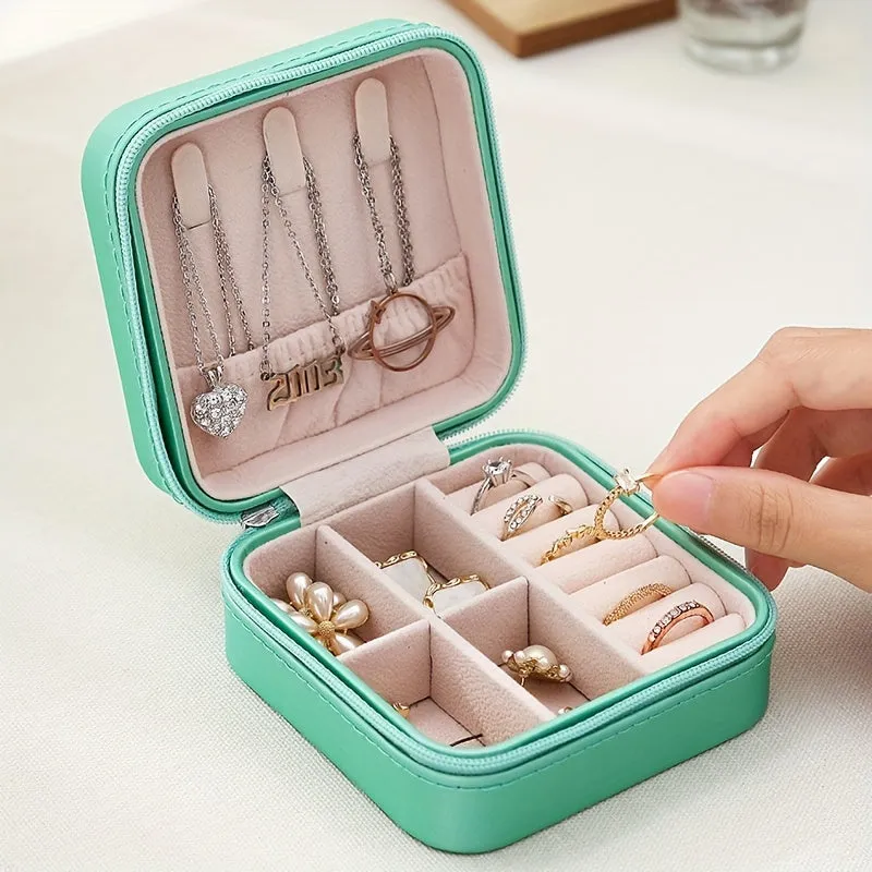 Colorful PU Leather Jewelry Box for 1 PC