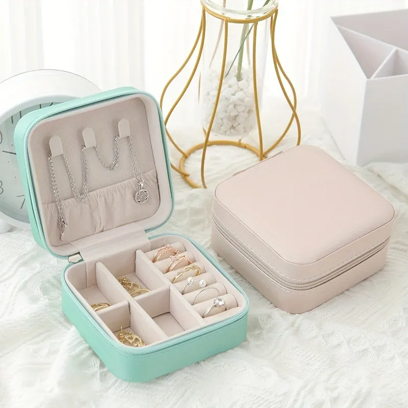 Colorful PU Leather Jewelry Box for 1 PC