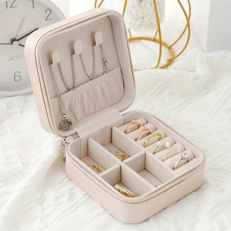 Colorful PU Leather Jewelry Box for 1 PC
