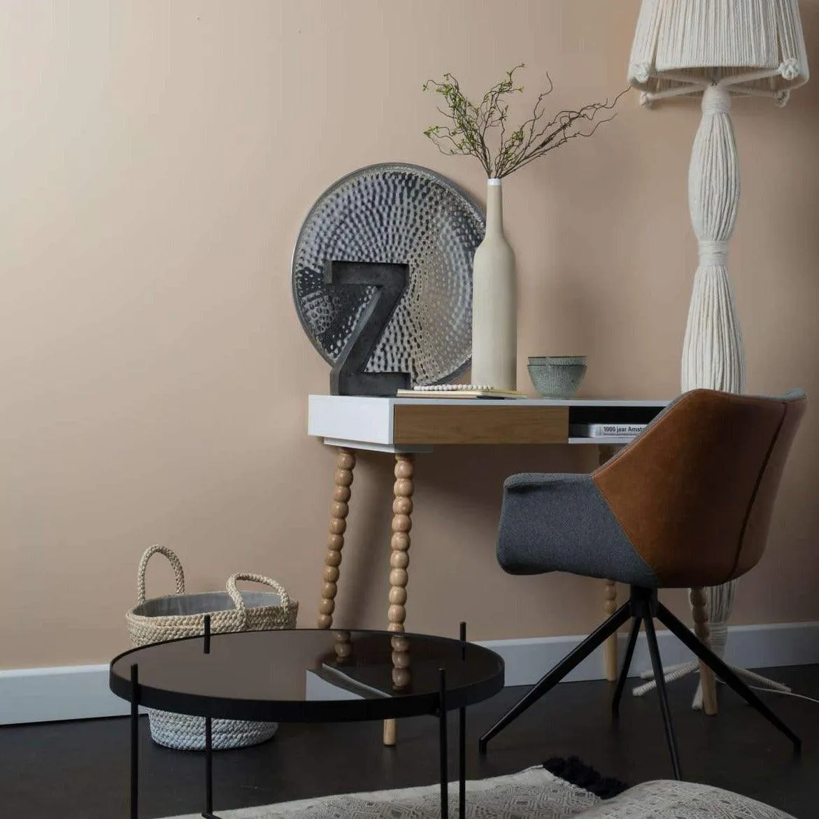 DOULTON eco leather armchair brown
