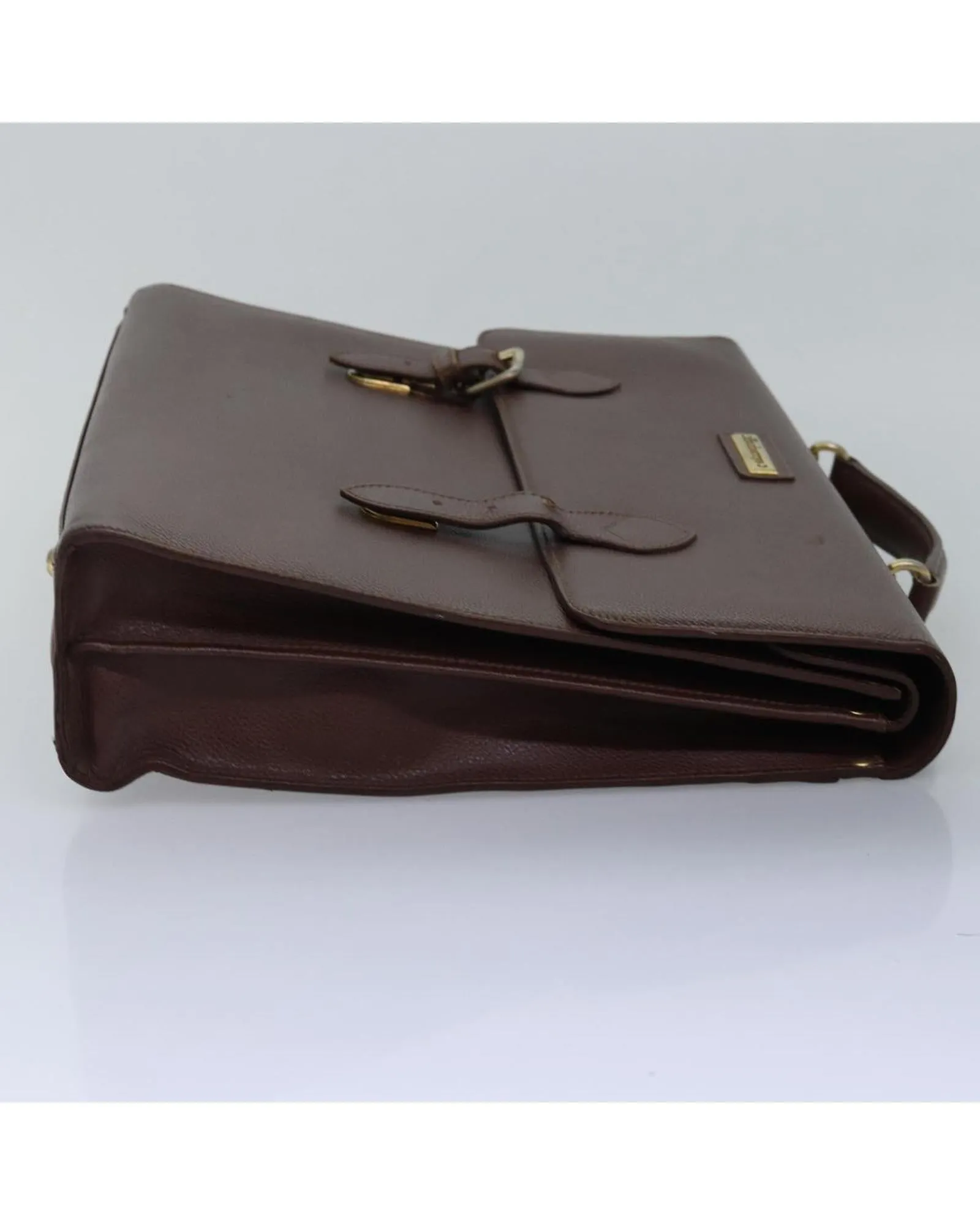 Elegant Leather Hand Bag with Distinctive Design