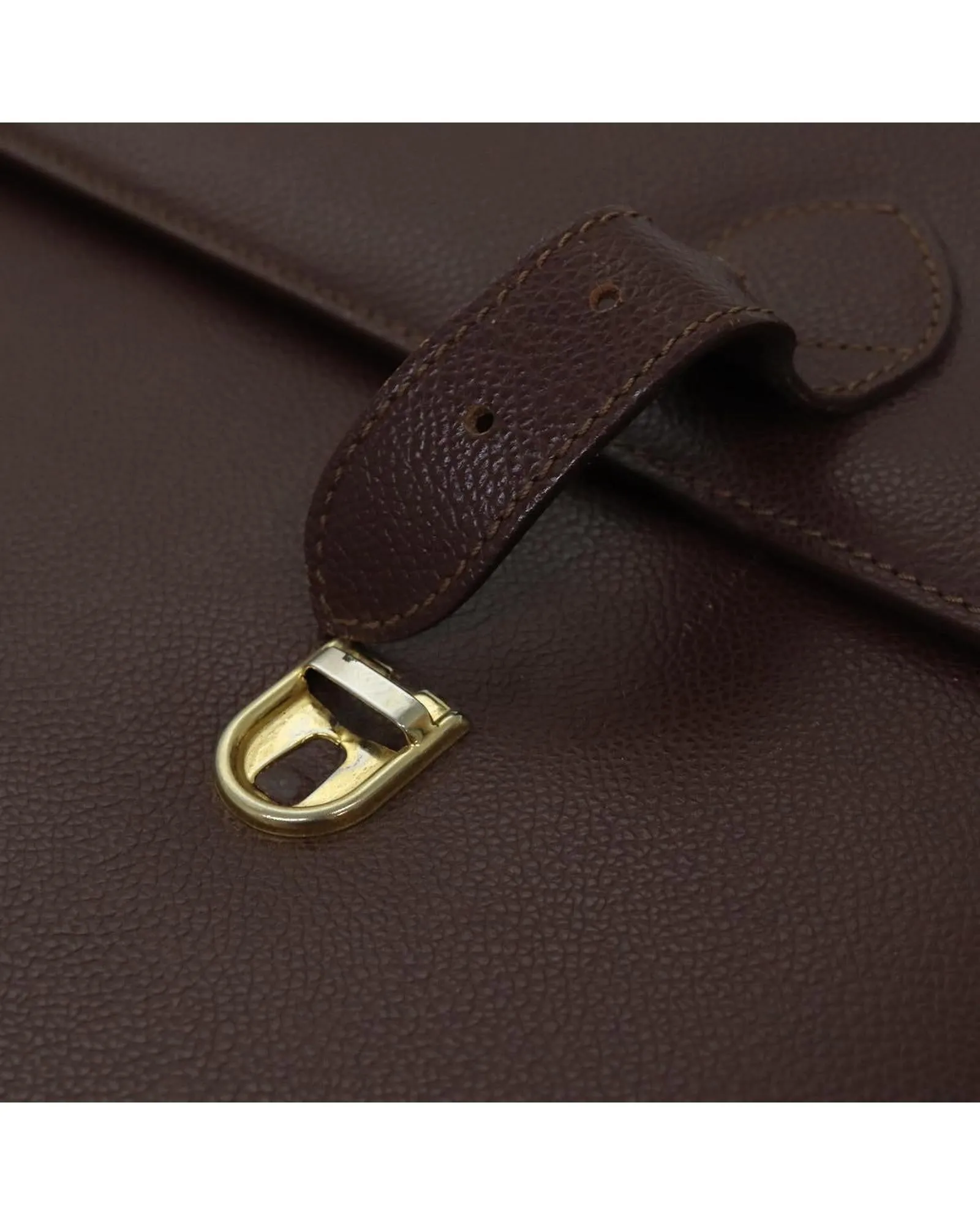 Elegant Leather Hand Bag with Distinctive Design