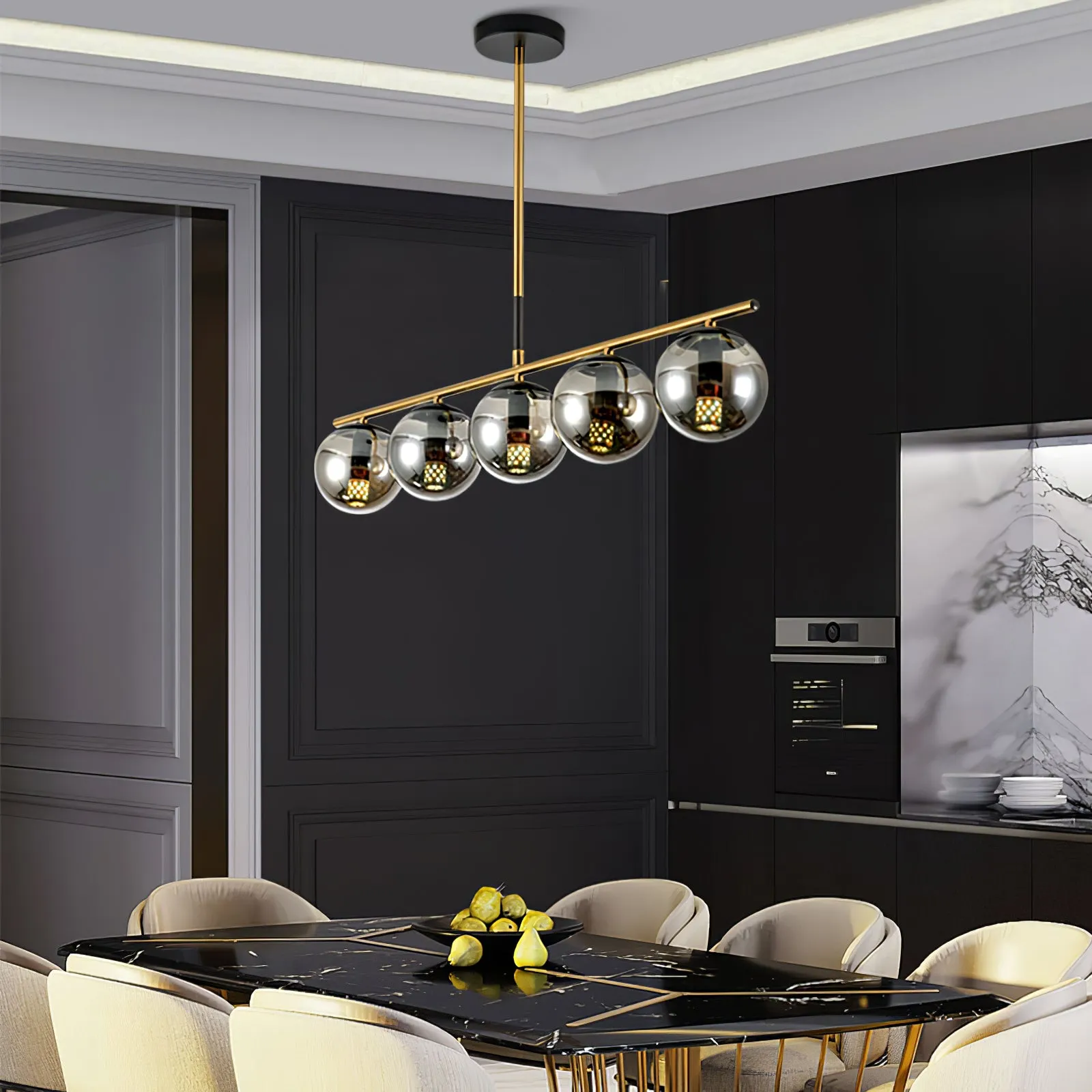 Fulesi Globe Chandelier