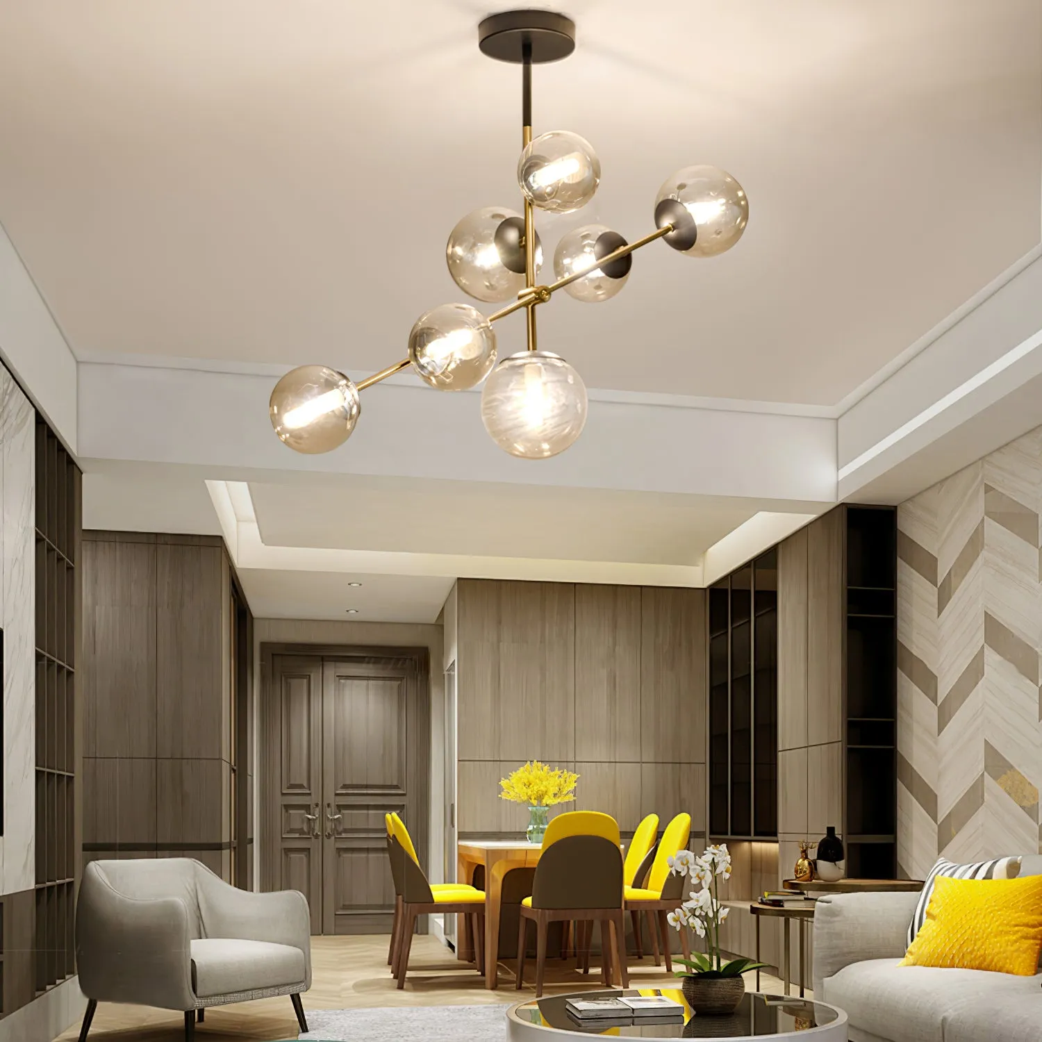Fulesi Globe Chandelier