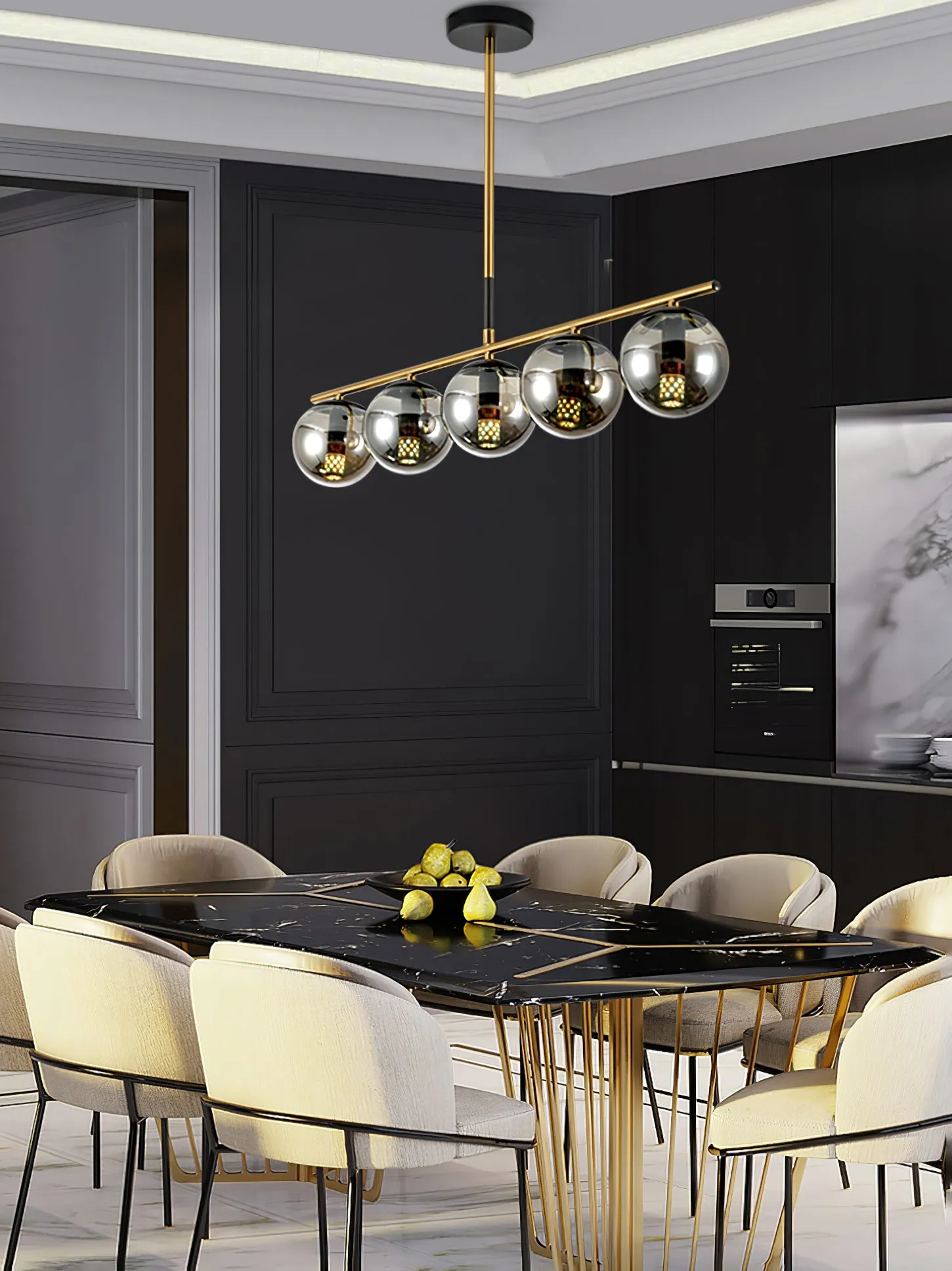 Fulesi Globe Chandelier