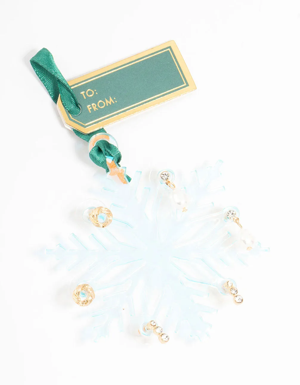 Gold Pearl & Diamante Stud Earrings 3-Pack