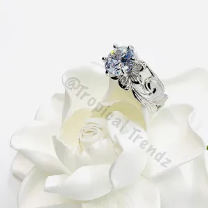 Hawaiian Malia Silver Ring
