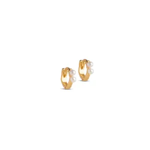 Hoops, Paula Pearl, 6 mm
