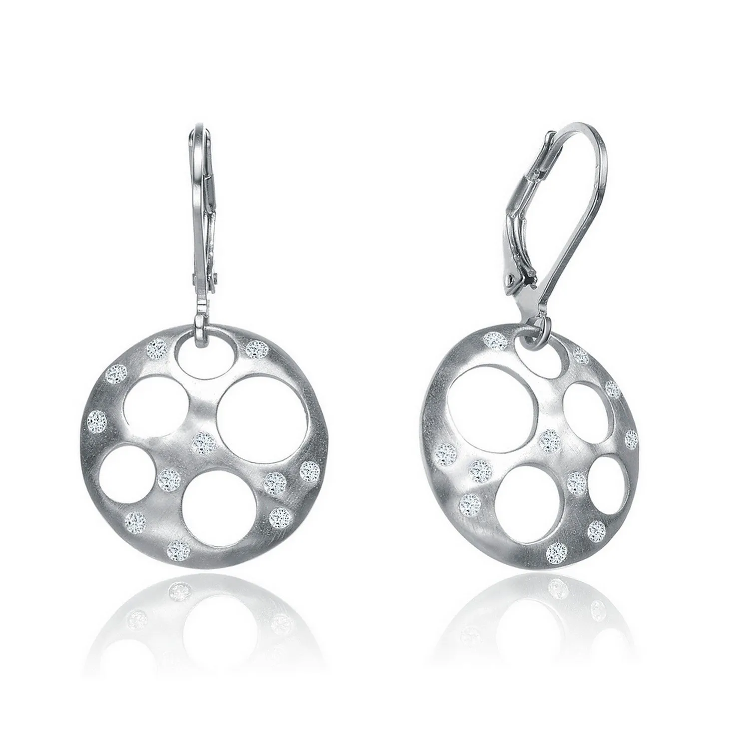 Justine Bubble Brushed Earrings