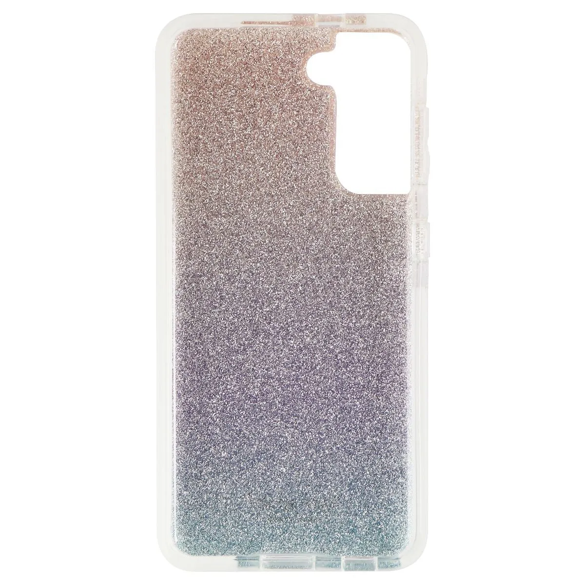 Kate Spade Defensive Hardshell Case for Galaxy S21 5G - Glitter Ombre Pink