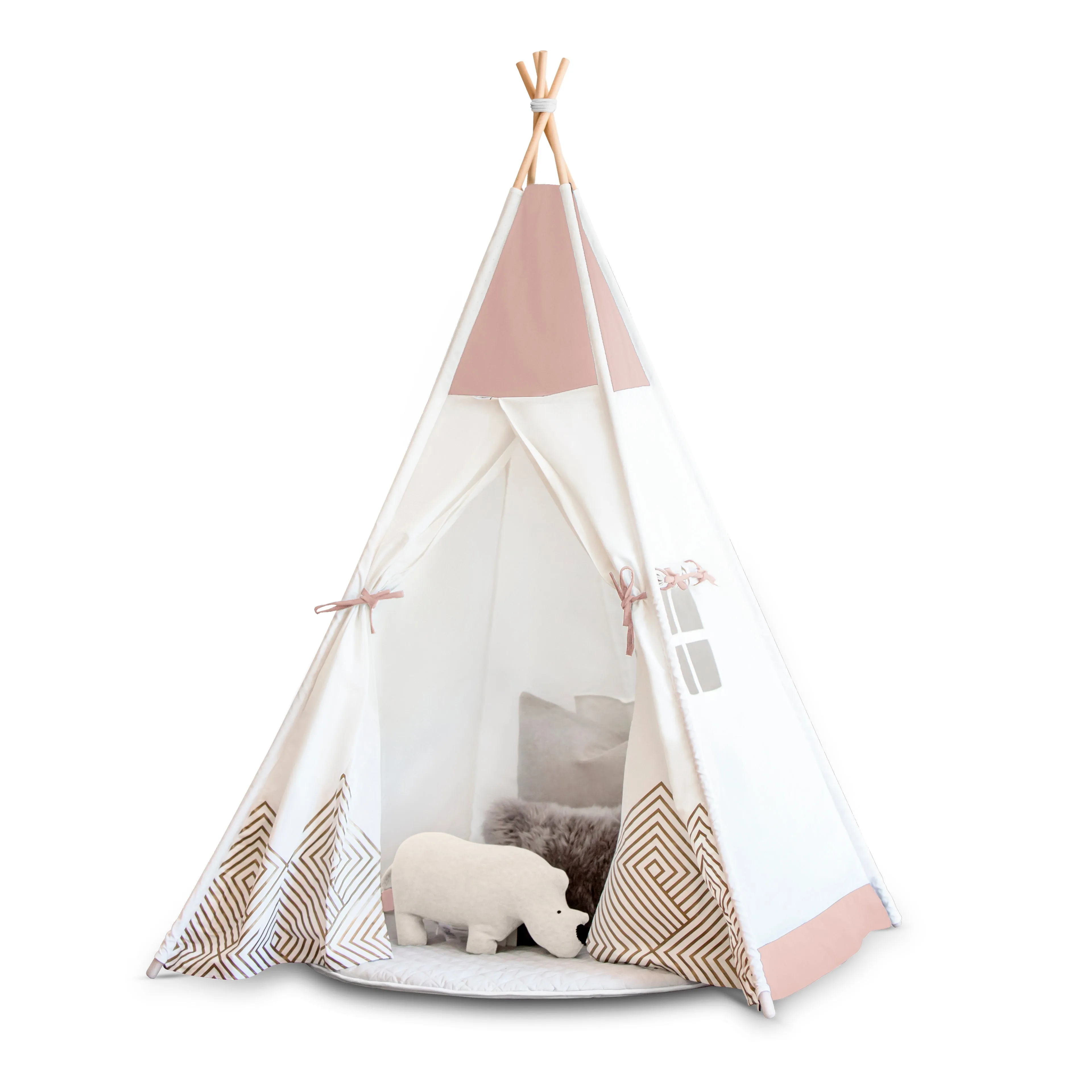 Kids Teepee Tent | Rose Pink