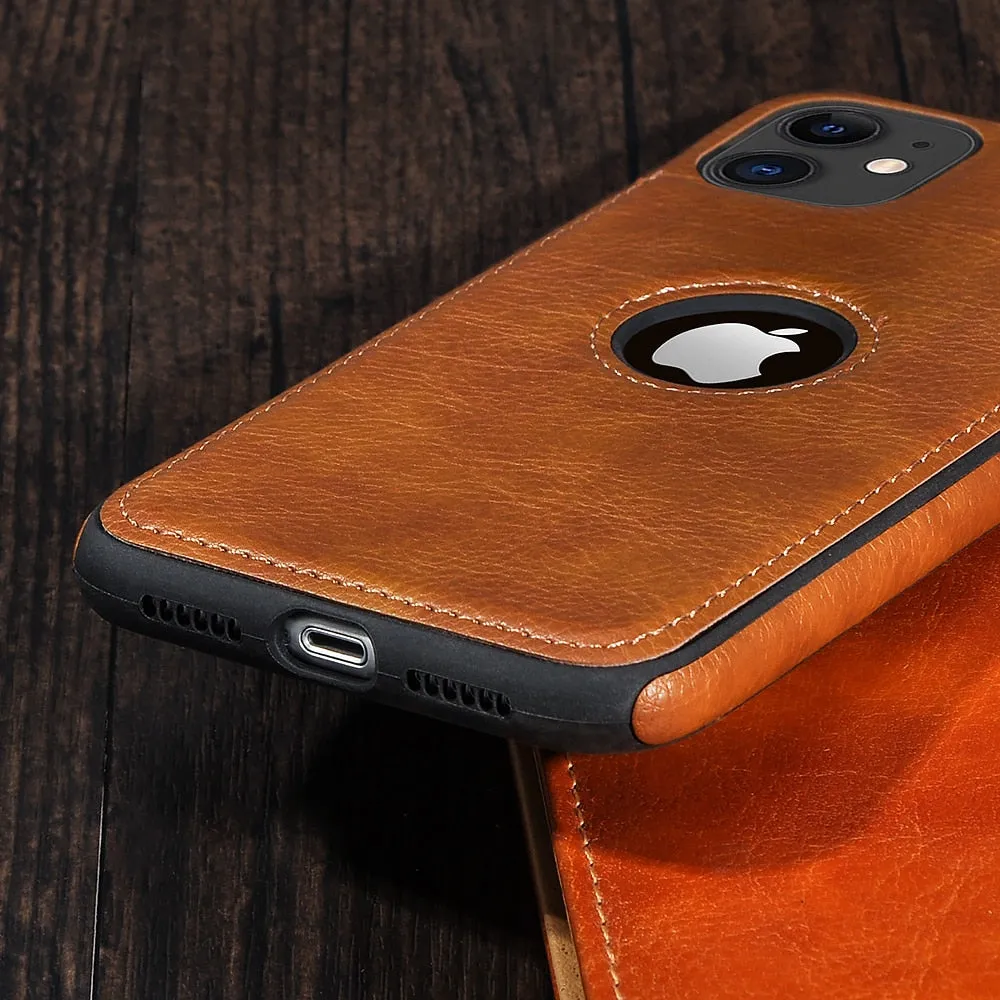 Leather Phone Case For iPhones