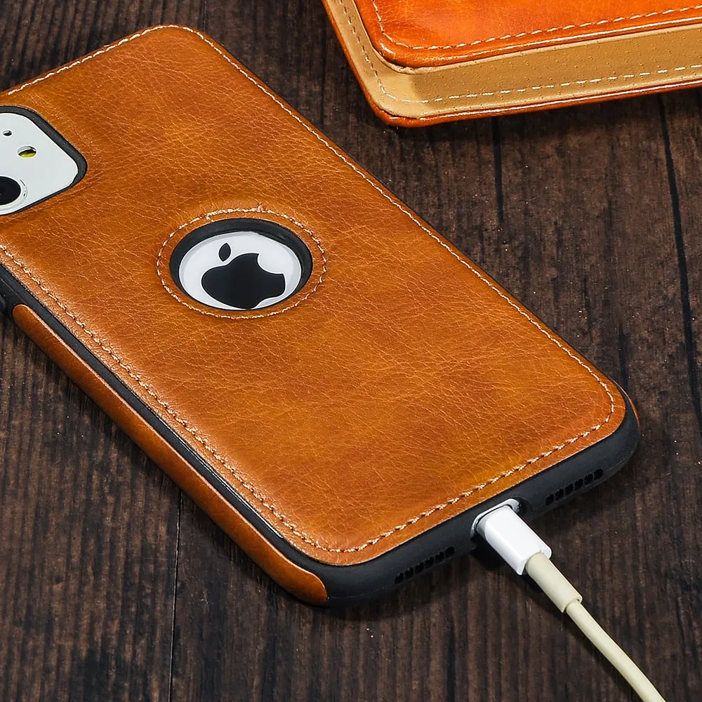Leather Phone Case For iPhones