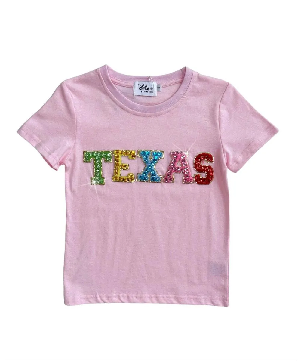 Lola   The Boys Texas Gem T-Shirt | Pink