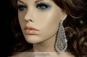 Lorna Cluster Chandelier Earrings | 107mm