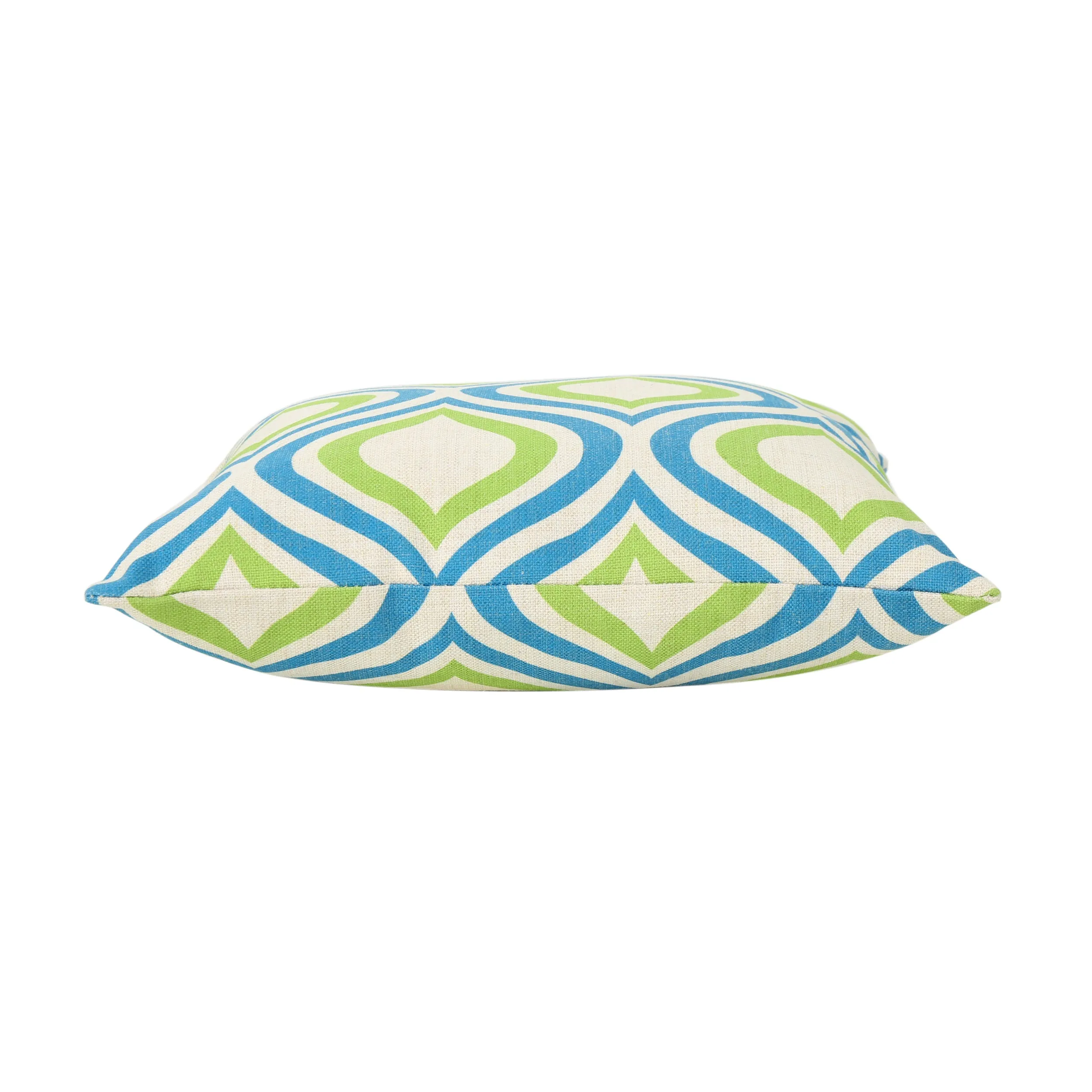 Mabel Outdoor Ikat Water Resistant 18" Square Pillow