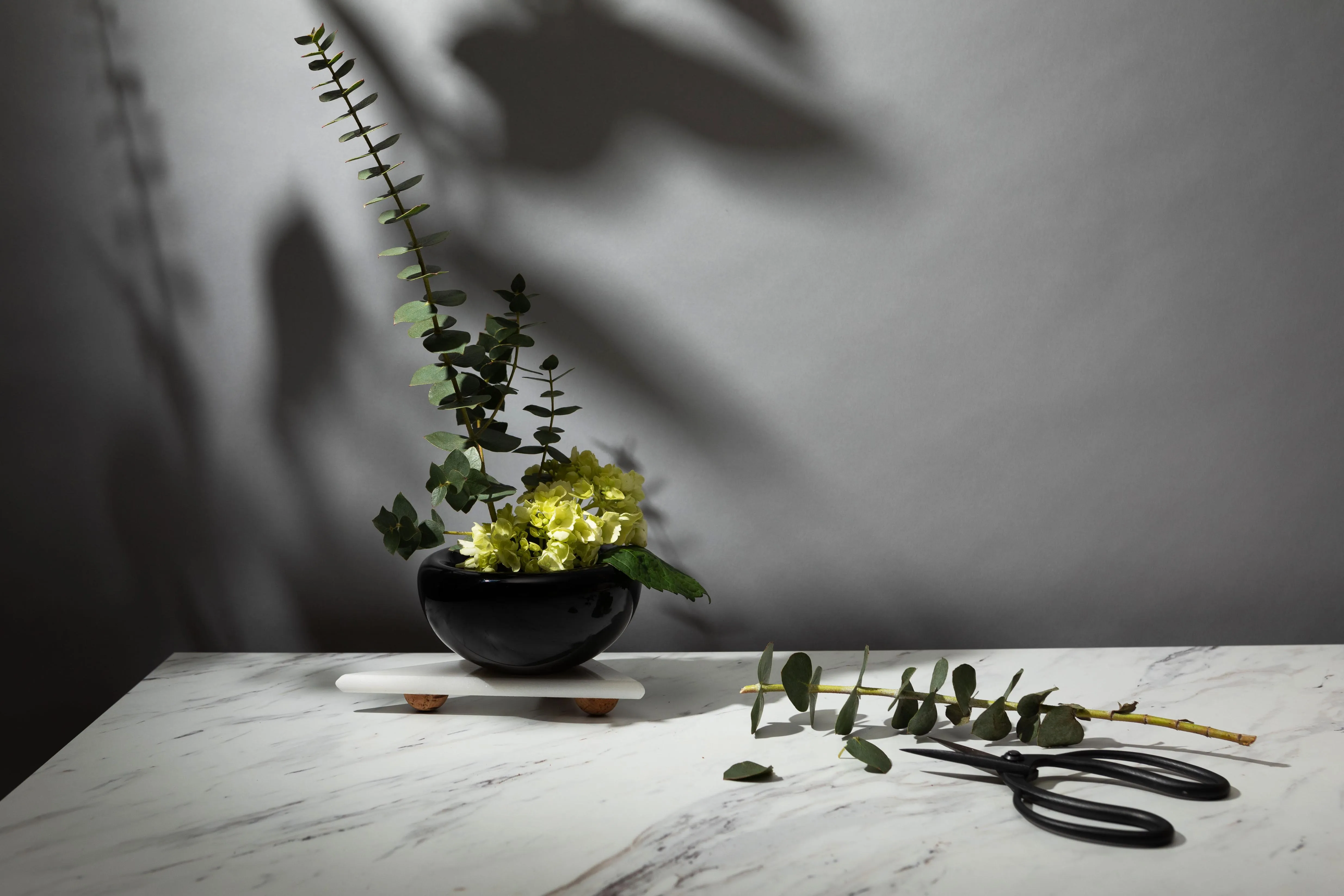 Marble Ikebana Vessel