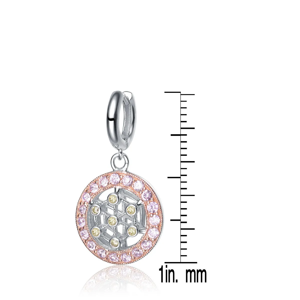 Marie Soft Pink Dangling Earings