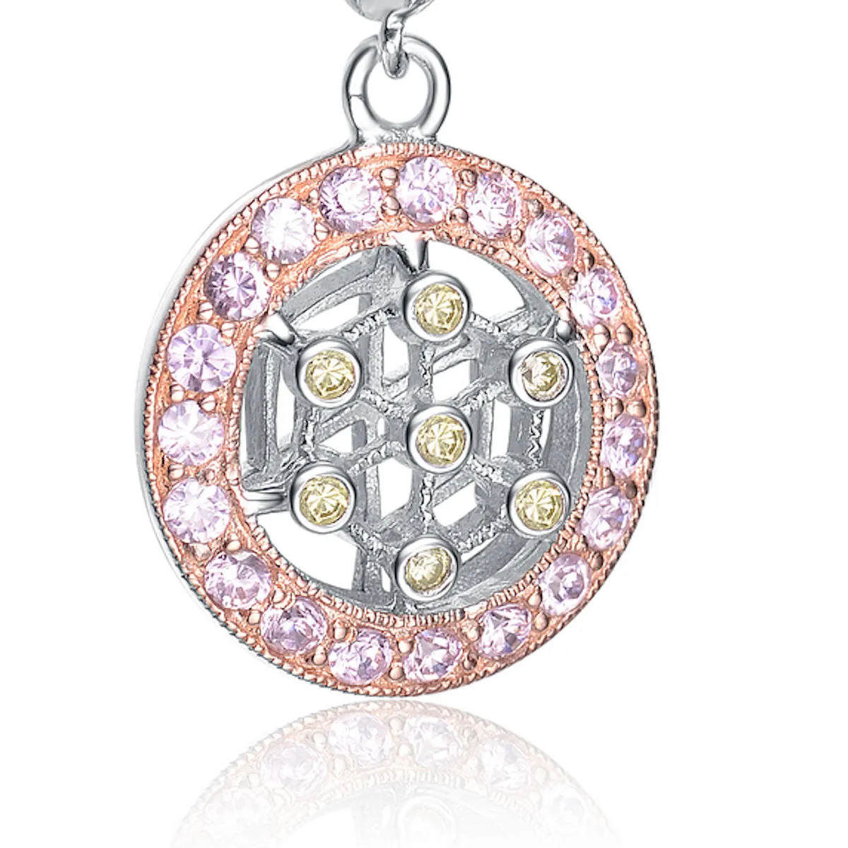 Marie Soft Pink Dangling Earings