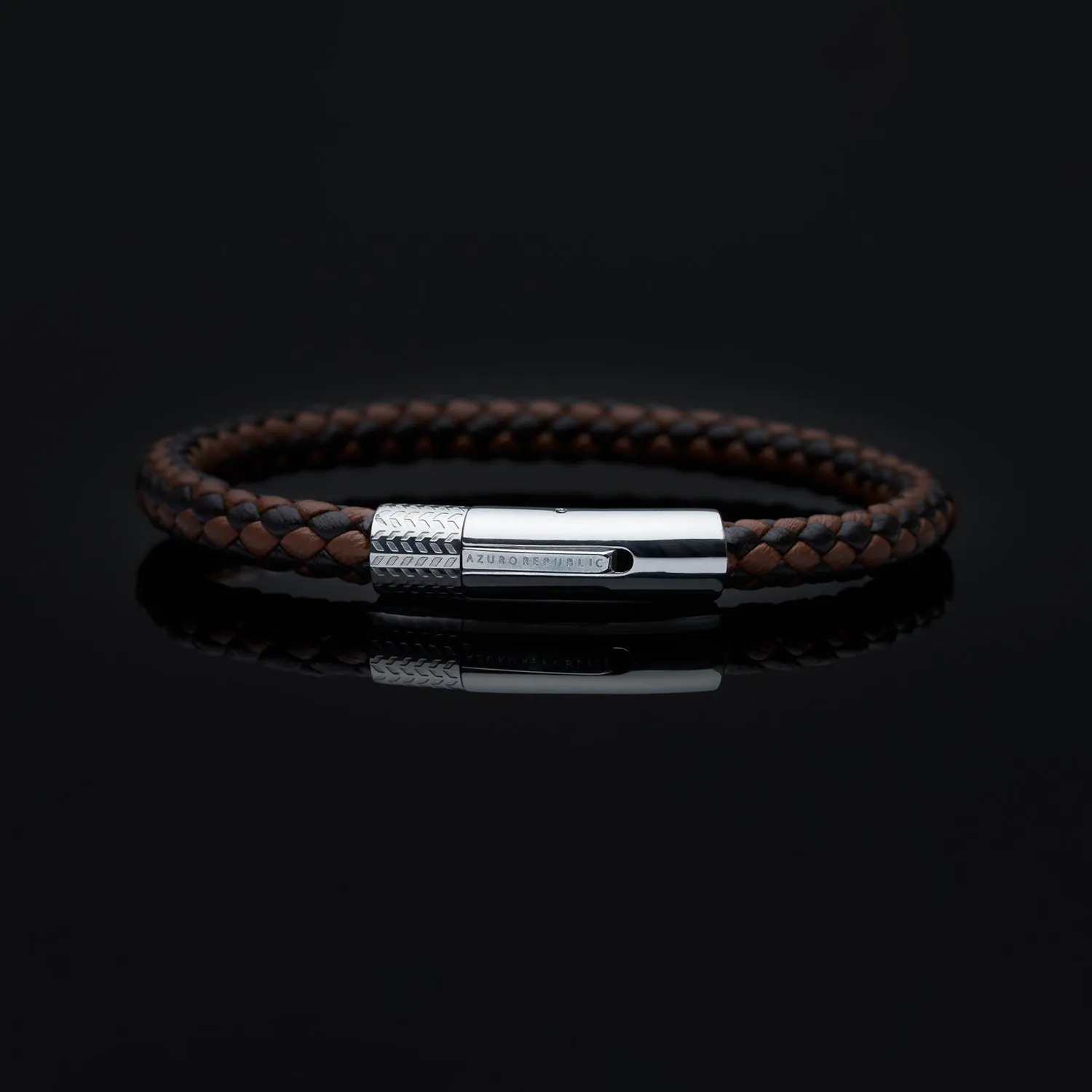 Mixed Brown Leather Bracelet