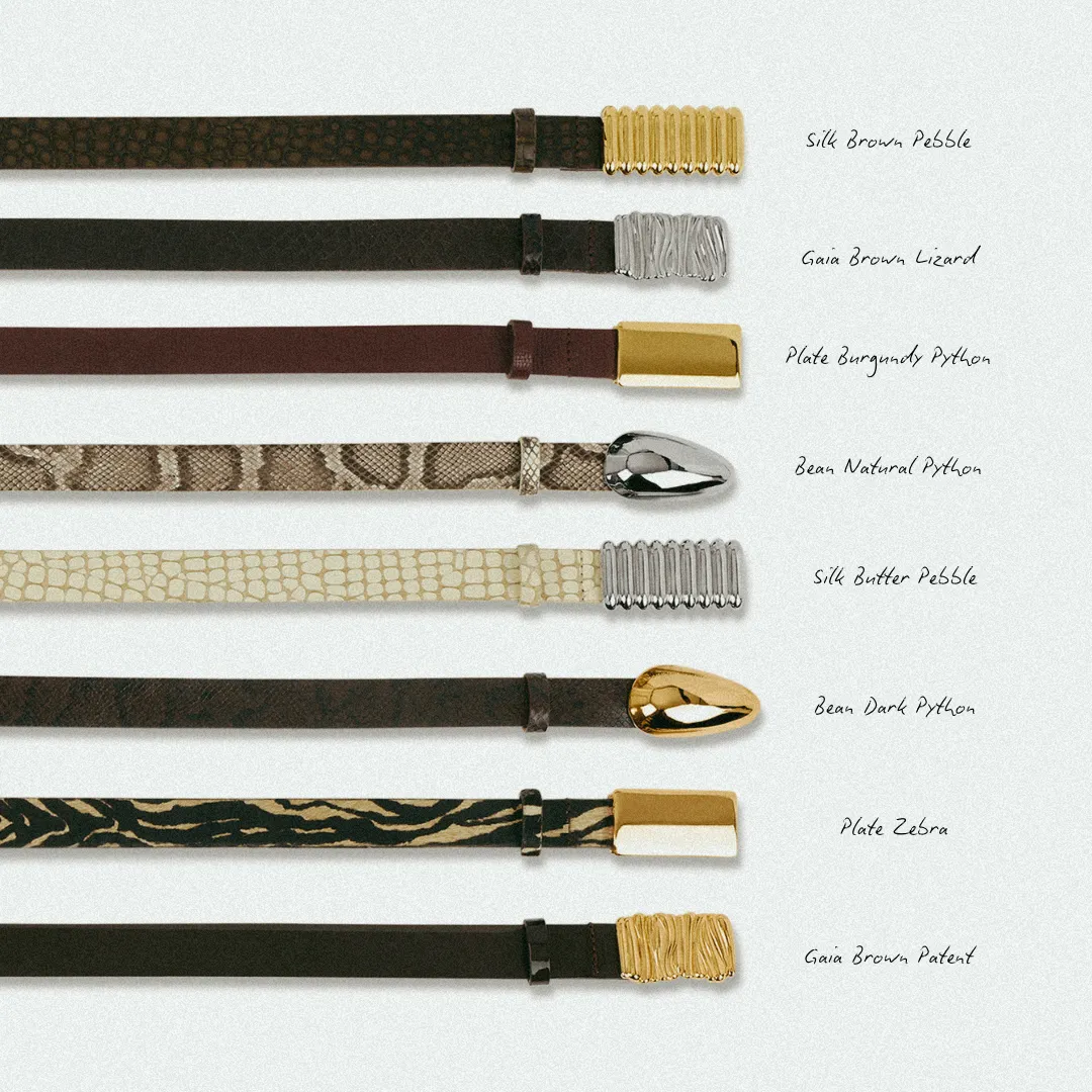 PLATE BELT ZEBRA