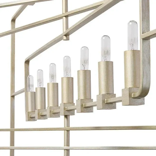 Raiden Chandelier Modern Champagne Gold Finish