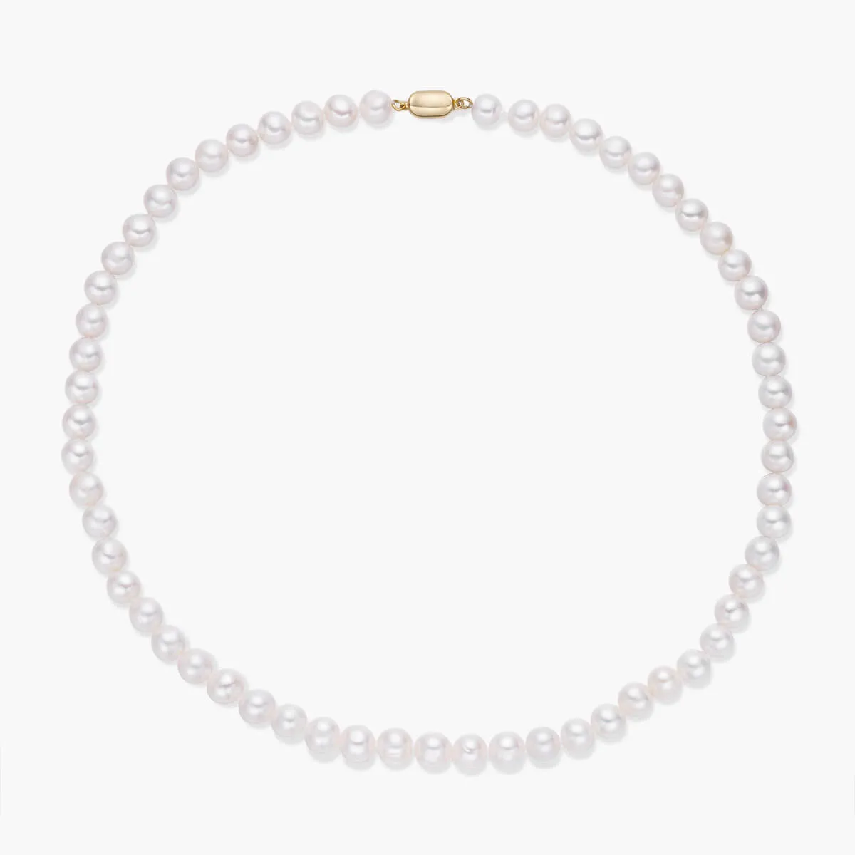 Round Pearl Necklace