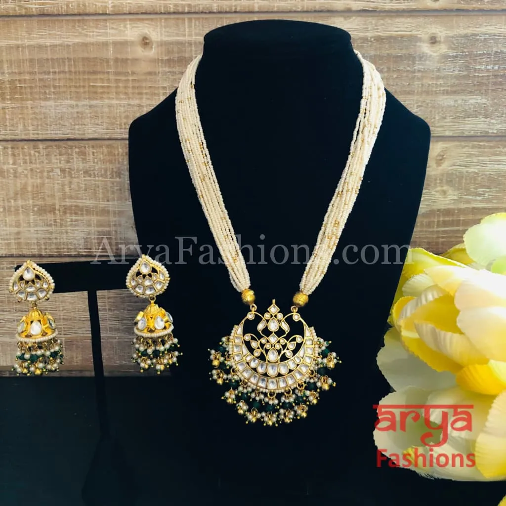 Sabyasachi Pacchi Kundan Necklace/ Statement Pearl Kundan Necklace