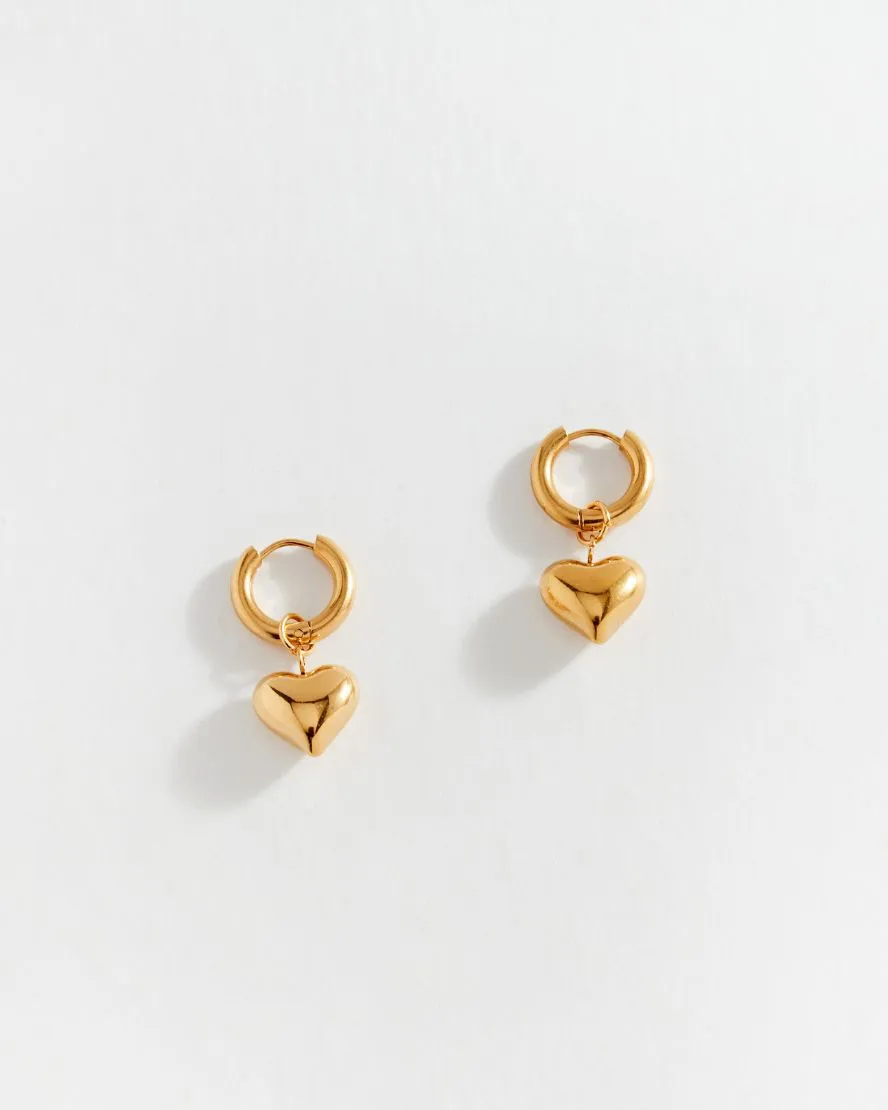Soulmate Hoops in Gold