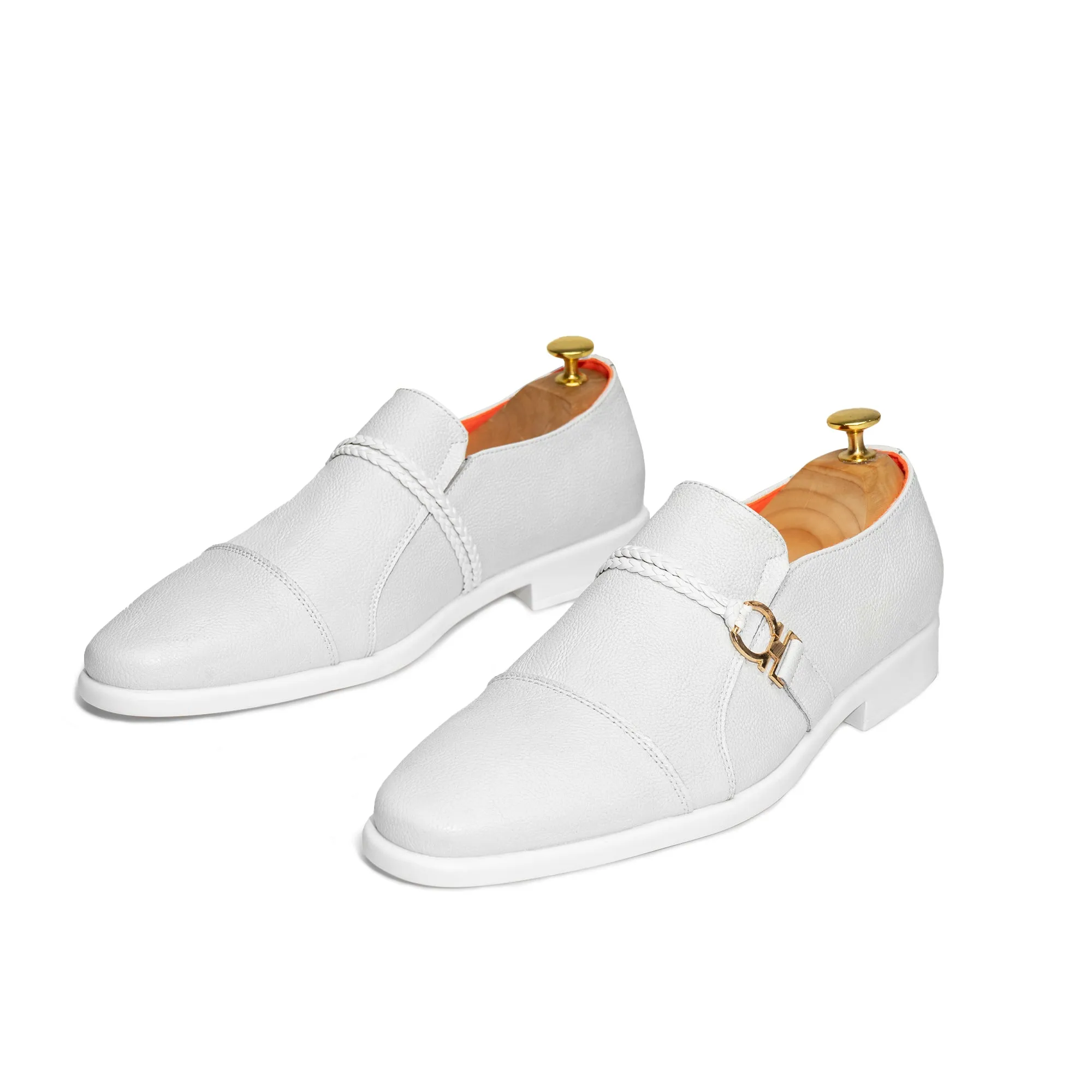 The Cuban L TAYNO Leather Cap Toe Loafer