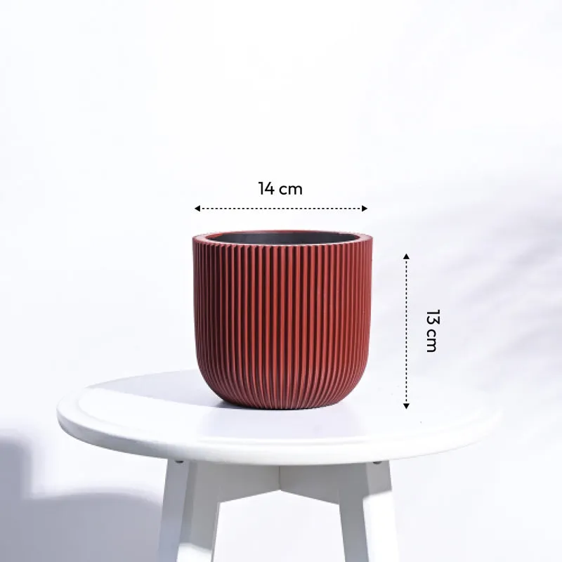 UGAOO Planter Ball Groove - Merlot Red