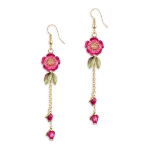 Wild Flower Drop Earring